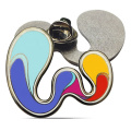 hard enamel colorful lapel pins design your logo pin badge